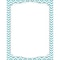 Barker Creek Turquoise Chevron Computer Paper, 50 sheets/Package 740 - alternate 1